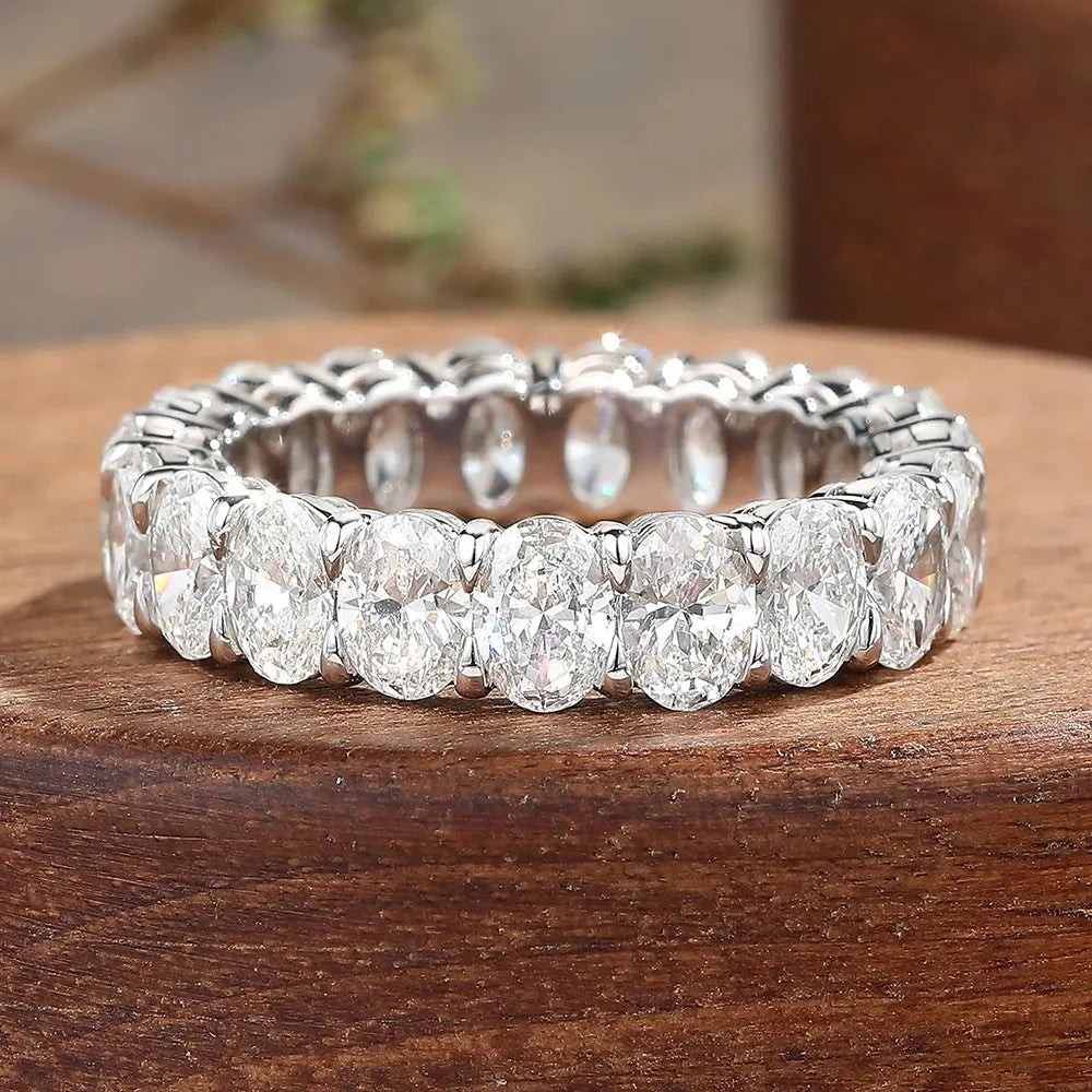 Moissanite Eternity Ring