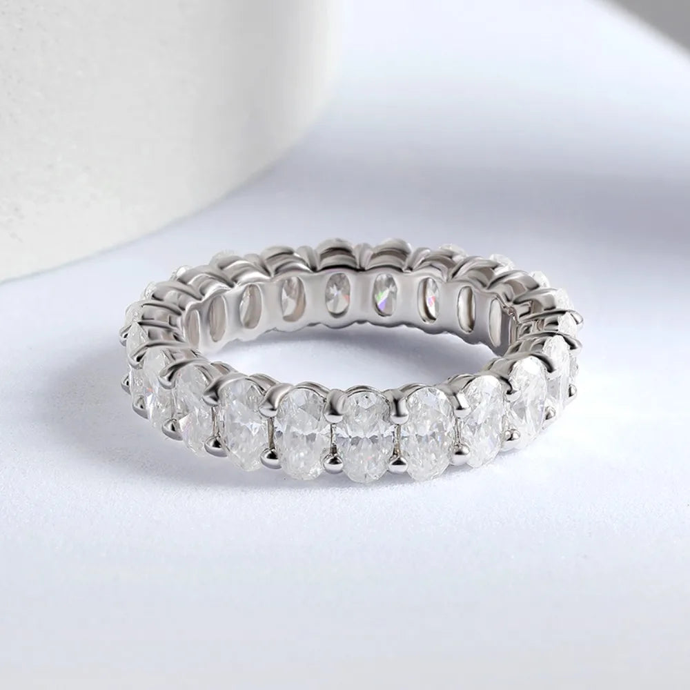 Moissanite Eternity Ring
