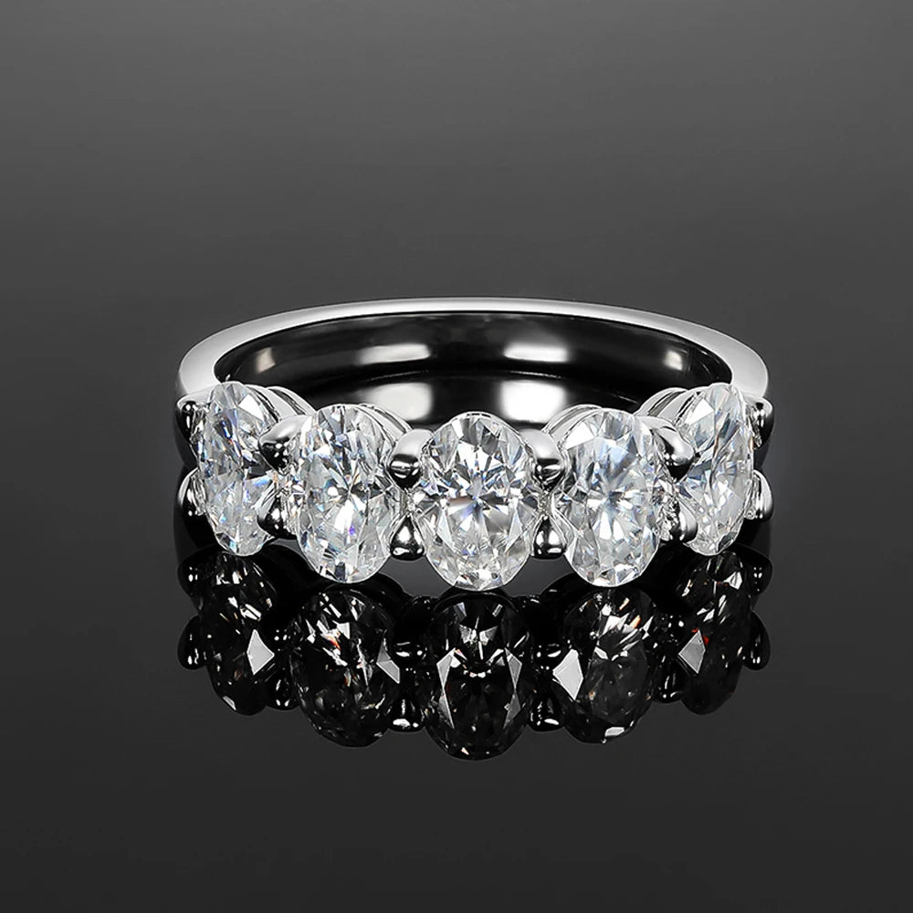 Moissanite Eternity Ring