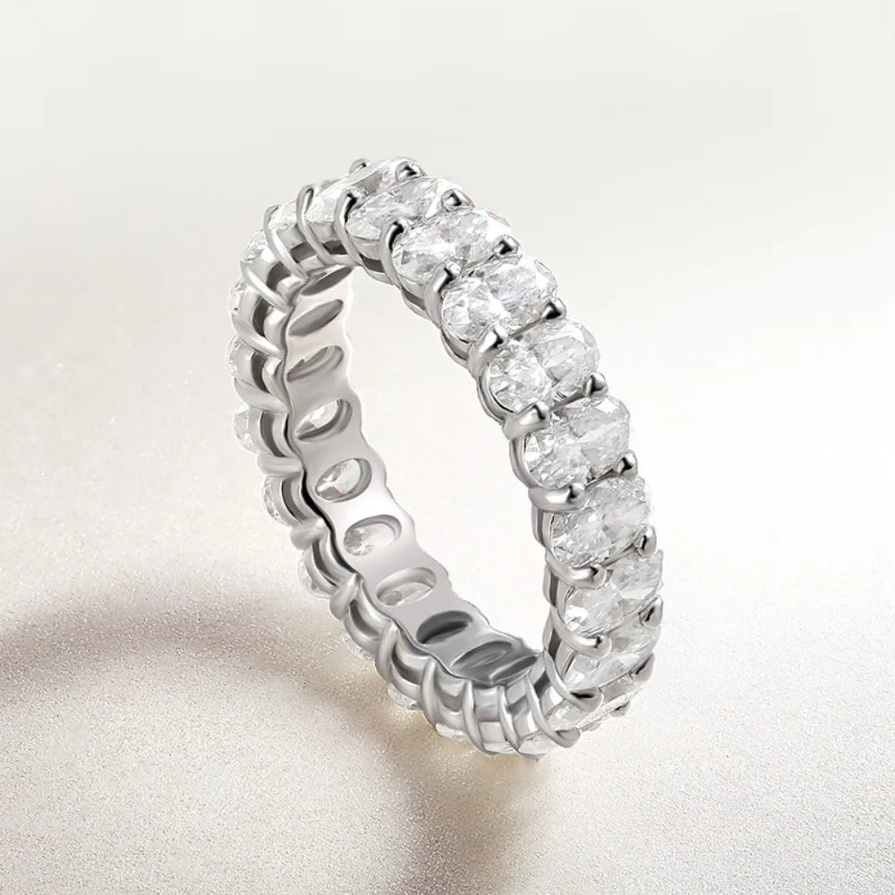Moissanite Eternity Ring