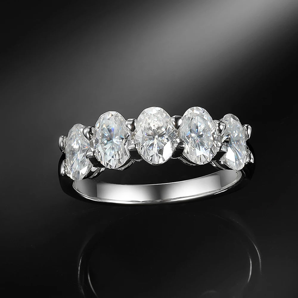 Moissanite Eternity Ring