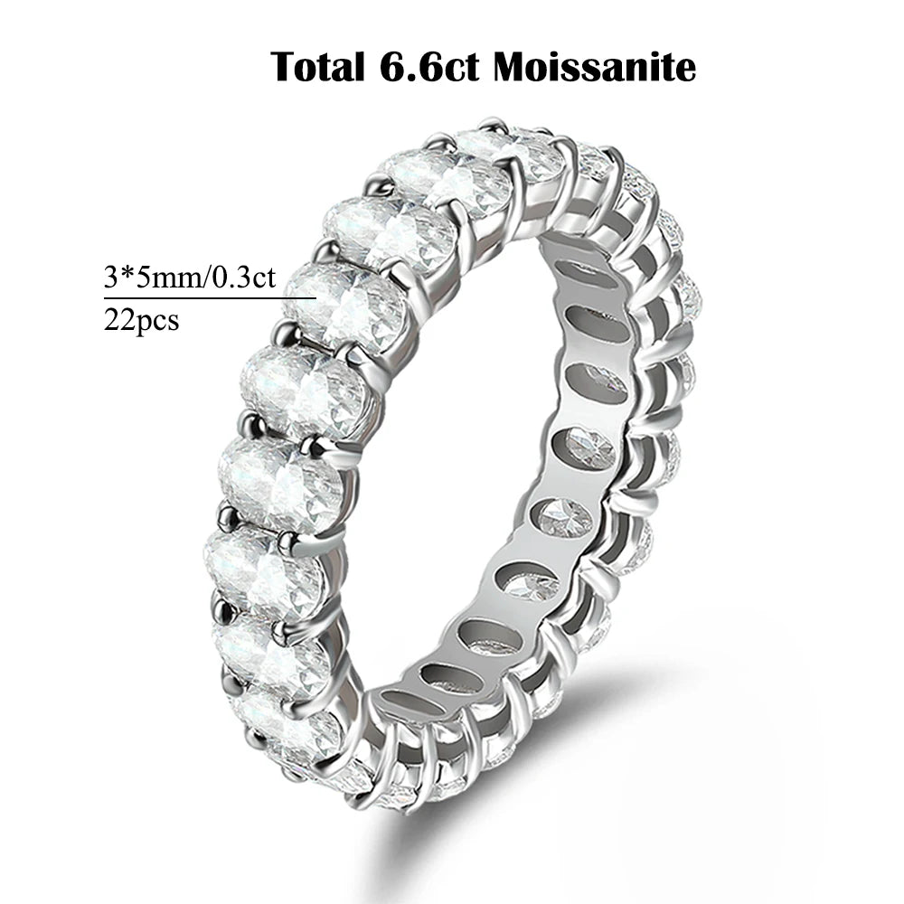 Moissanite Eternity Ring