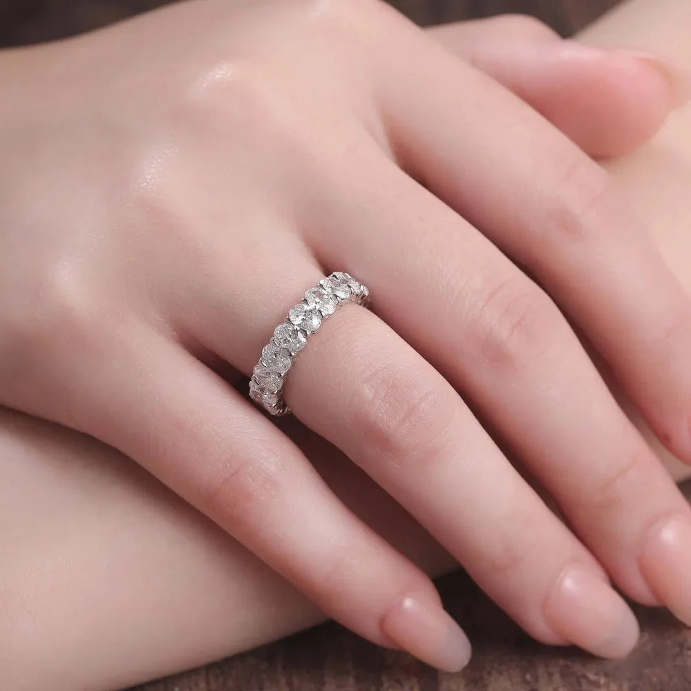 Moissanite Eternity Ring