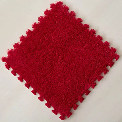 Soft Plush Carpet Interlocking Tiles