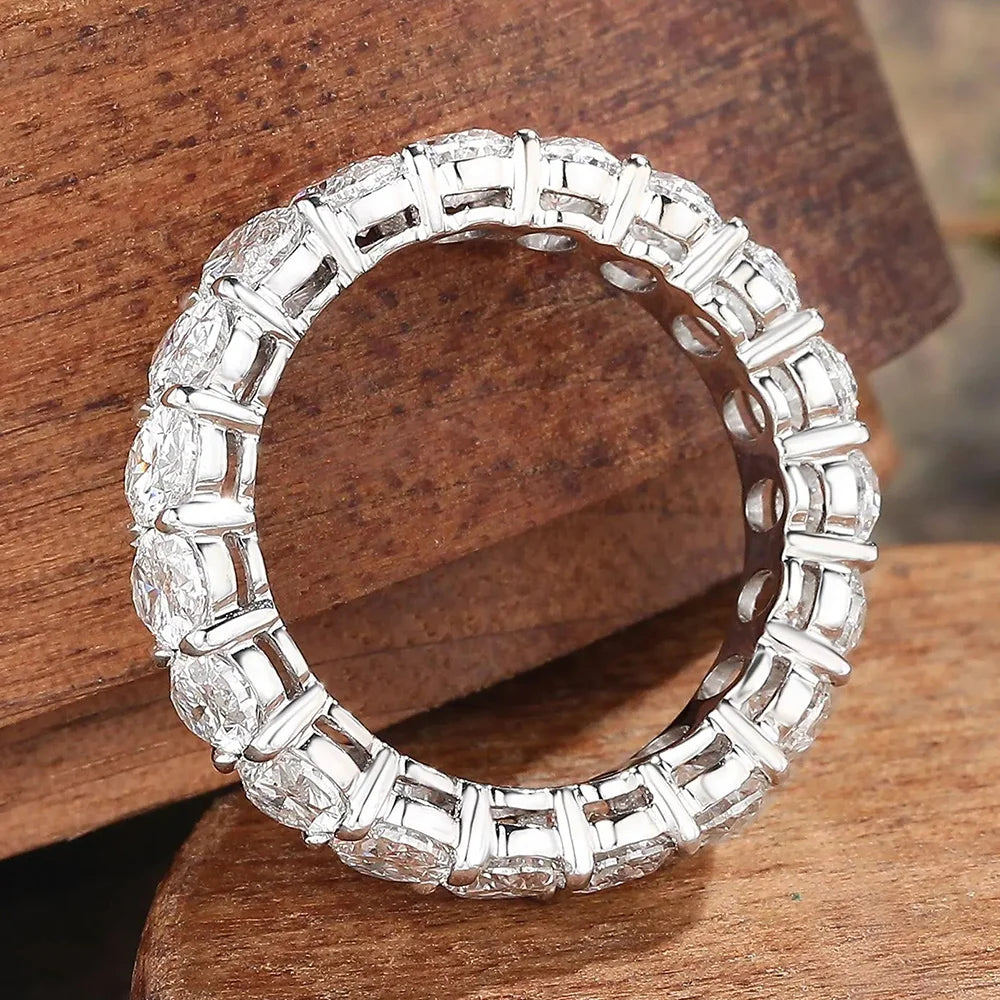 Moissanite Eternity Ring