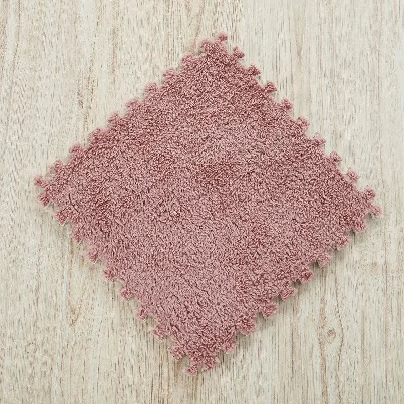 Soft Plush Carpet Interlocking Tiles