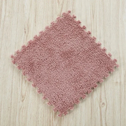 Soft Plush Carpet Interlocking Tiles