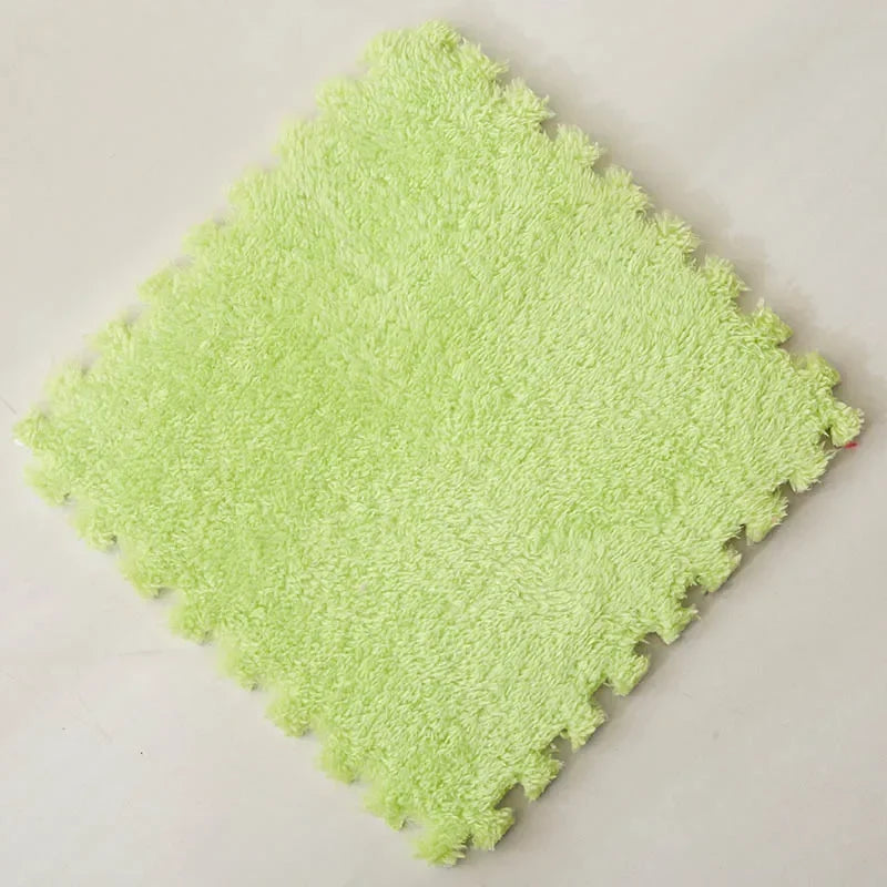 Soft Plush Carpet Interlocking Tiles