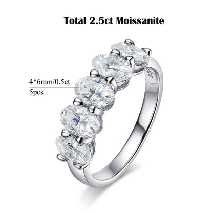 Moissanite Eternity Ring