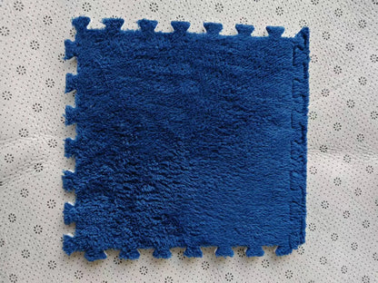 Soft Plush Carpet Interlocking Tiles