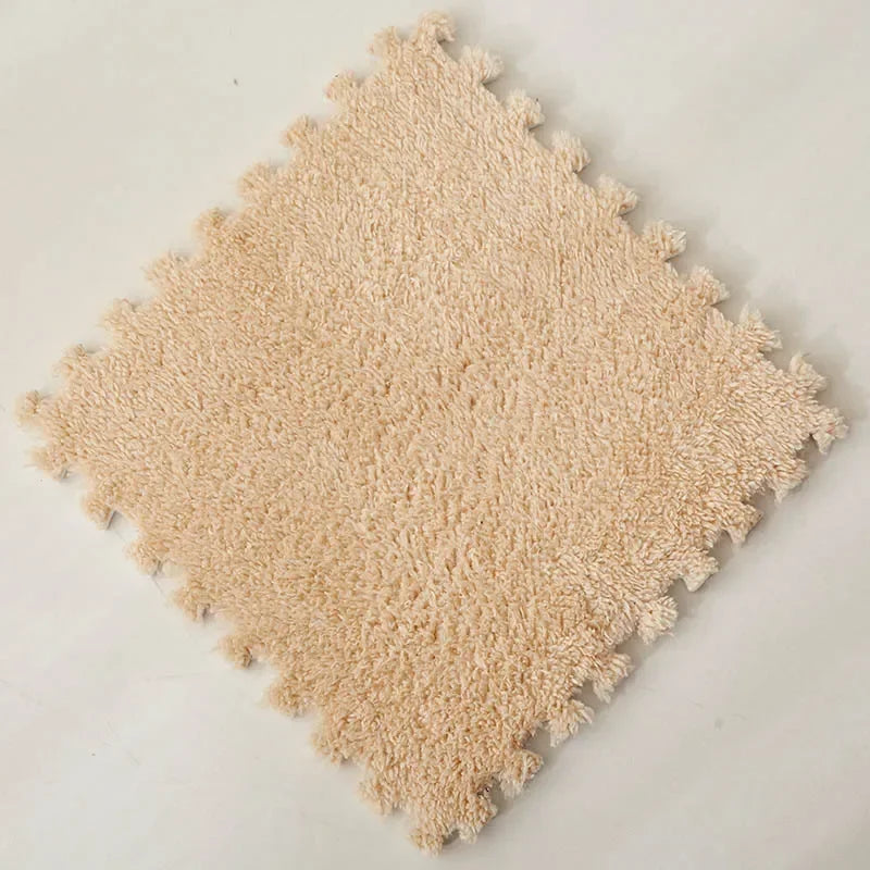 Soft Plush Carpet Interlocking Tiles