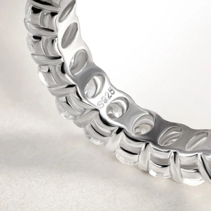 Moissanite Eternity Ring