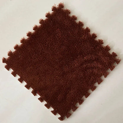 Soft Plush Carpet Interlocking Tiles