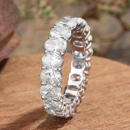 Moissanite Eternity Ring